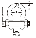 Anchor Bow Shackles