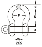 Anchor Bow Shackles