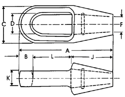 closed Spelter Socket