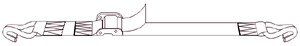 Cambuckle System with Hooks at both ends